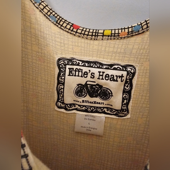 NWOT Effies Heart Colorful Sleeveless Dress | SZ large - Picture 3 of 6